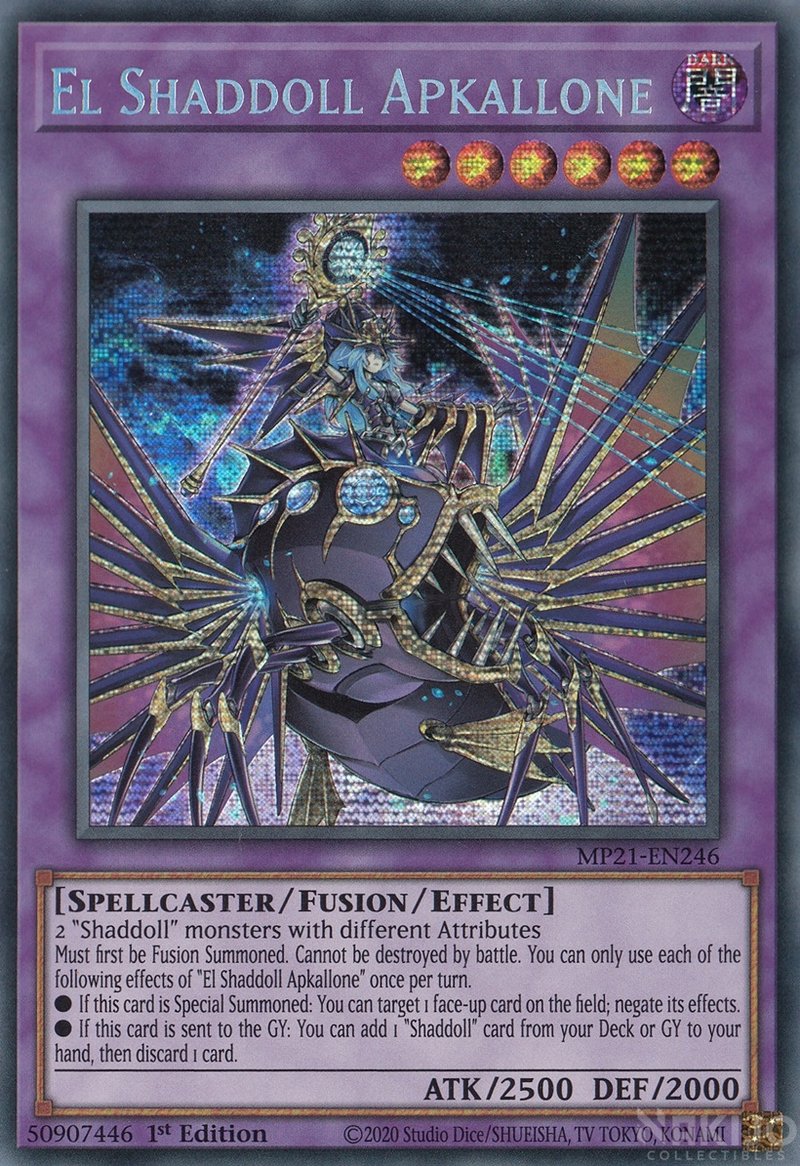 El Shaddoll Apkallone [MP21-EN246] Prismatic Secret Rare | Exor Games Bridgewater