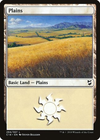 Plains (294) [Commander 2018] | Exor Games Bridgewater