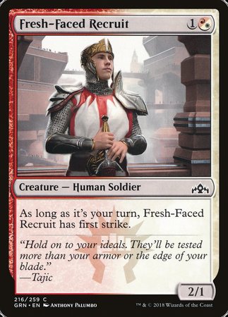 Fresh-Faced Recruit [Guilds of Ravnica] | Exor Games Bridgewater