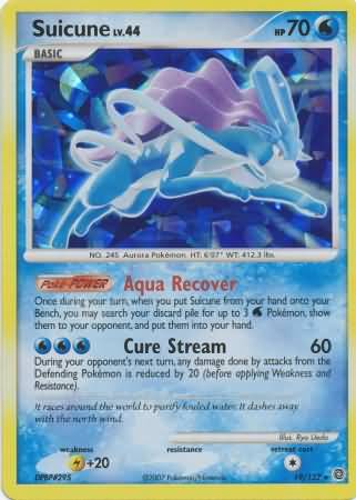 Suicune (19/132) (Cracked Ice Holo) [Diamond & Pearl: Secret Wonders] | Exor Games Bridgewater