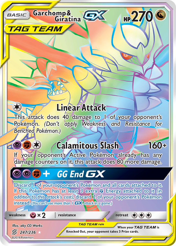 Garchomp & Giratina GX (247/236) [Sun & Moon: Unified Minds] | Exor Games Bridgewater