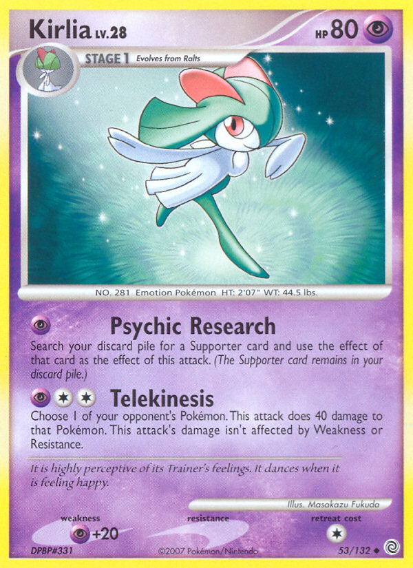 Kirlia (53/132) [Diamond & Pearl: Secret Wonders] | Exor Games Bridgewater