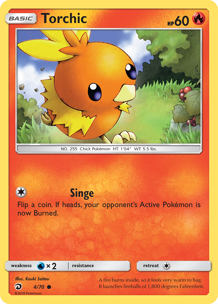 Torchic (4/70) [Sun & Moon: Dragon Majesty] | Exor Games Bridgewater