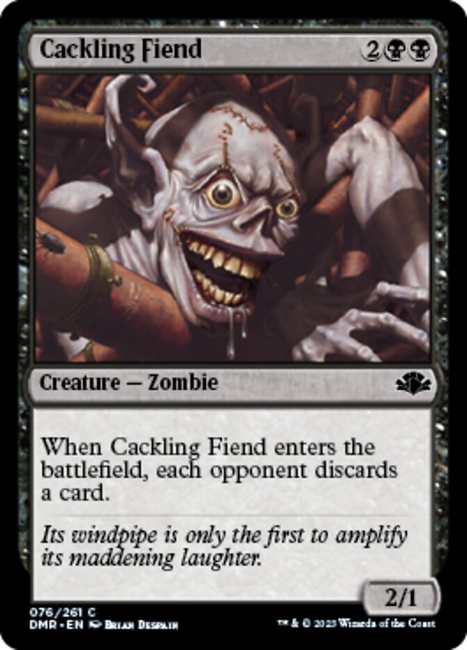 Cackling Fiend [Dominaria Remastered] | Exor Games Bridgewater