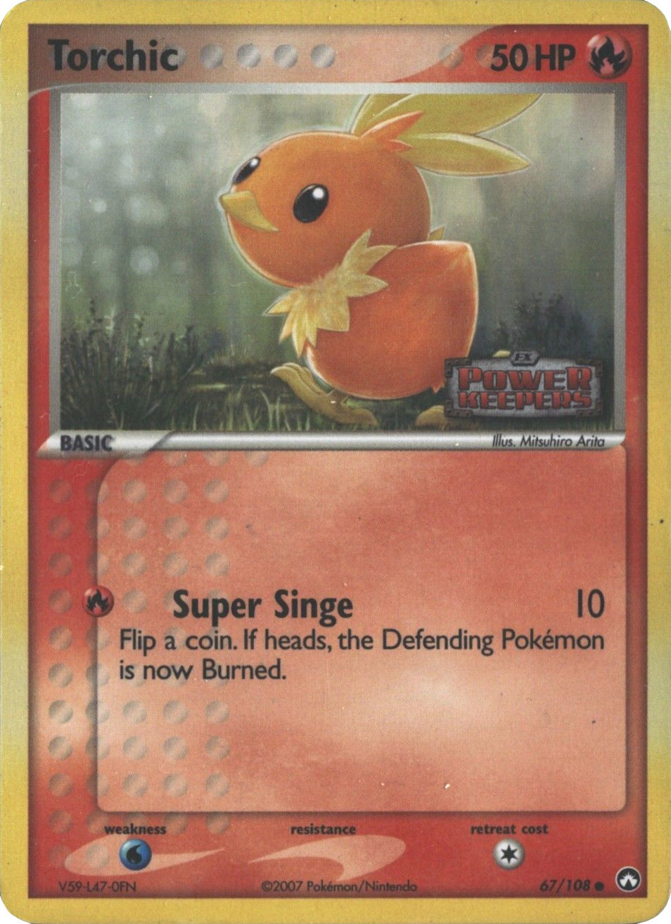 Torchic (67/108) (Stamped) [EX: Power Keepers] | Exor Games Bridgewater