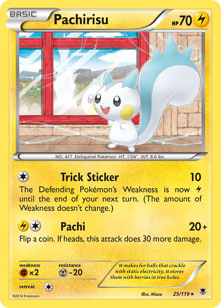 Pachirisu (25/119) [XY: Phantom Forces] | Exor Games Bridgewater