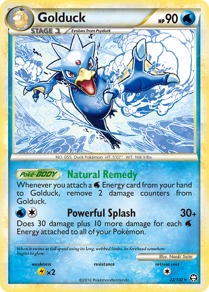 Golduck (22/102) [HeartGold & SoulSilver: Triumphant] | Exor Games Bridgewater