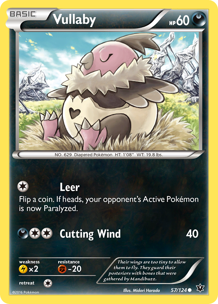 Vullaby (57/124) [XY: Fates Collide] | Exor Games Bridgewater