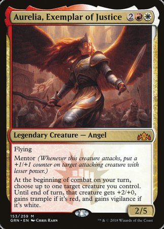 Aurelia, Exemplar of Justice [Guilds of Ravnica] | Exor Games Bridgewater