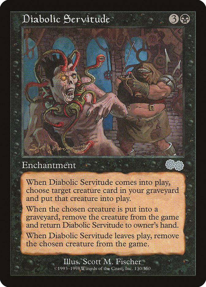 Diabolic Servitude [Urza's Saga] | Exor Games Bridgewater