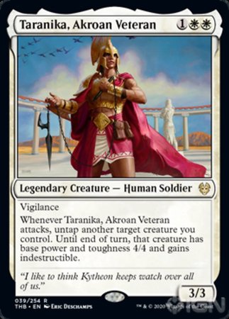 Taranika, Akroan Veteran [Theros Beyond Death] | Exor Games Bridgewater