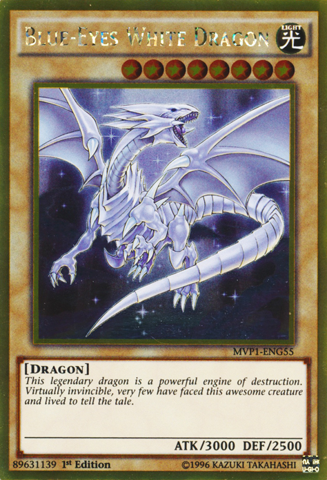 Blue-Eyes White Dragon [MVP1-ENG55] Gold Rare | Exor Games Bridgewater