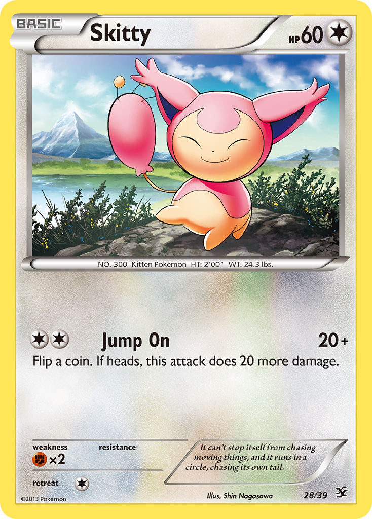 Skitty (28/39) [XY: Kalos Starter Set] | Exor Games Bridgewater