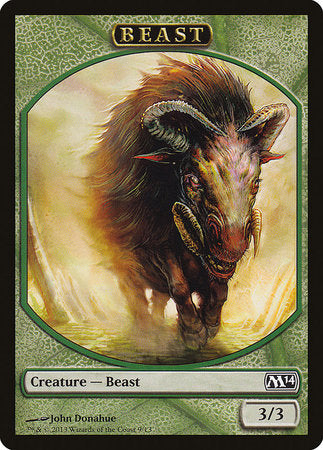 Beast Token [Magic 2014 Tokens] | Exor Games Bridgewater