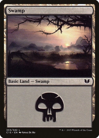 Swamp (333) [Commander 2015] | Exor Games Bridgewater