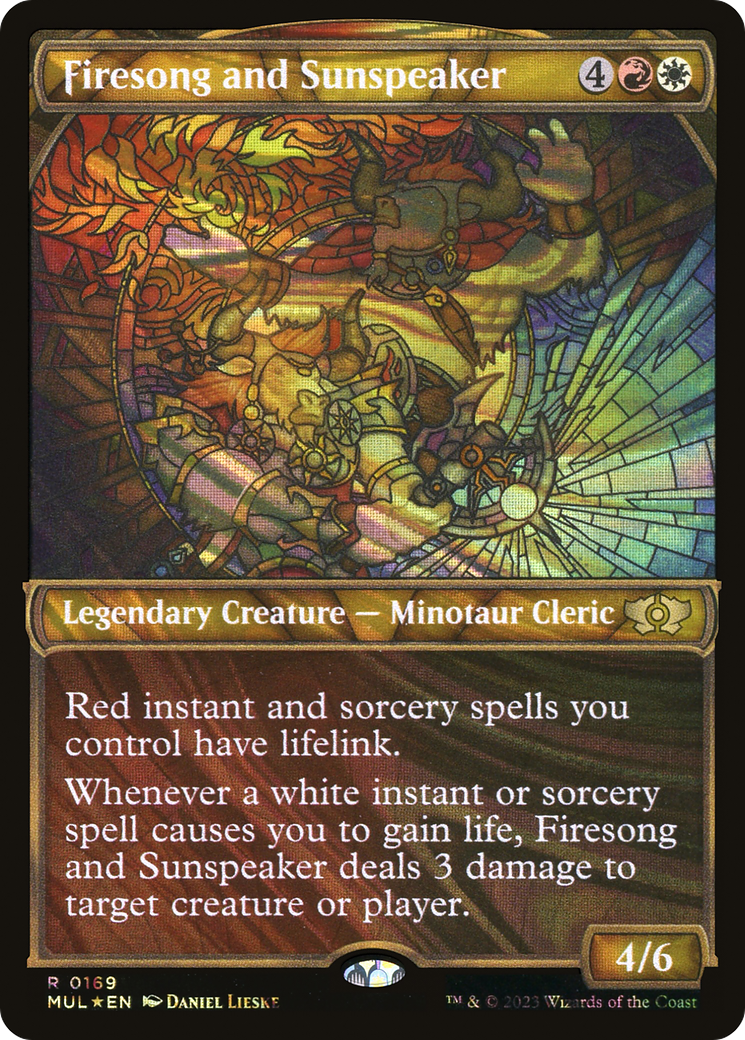 Firesong and Sunspeaker (Halo Foil) [Multiverse Legends] | Exor Games Bridgewater