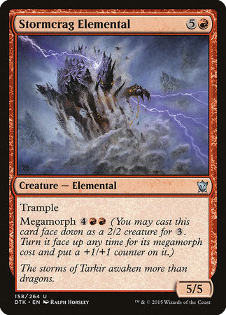 Stormcrag Elemental [Dragons of Tarkir] | Exor Games Bridgewater