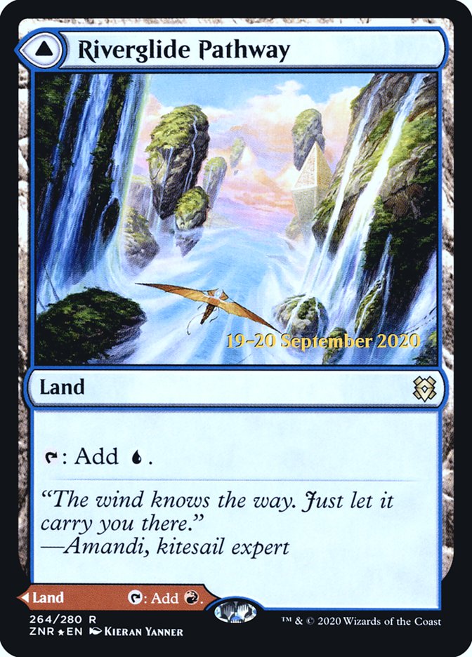 Riverglide Pathway // Lavaglide Pathway  [Zendikar Rising Prerelease Promos] | Exor Games Bridgewater