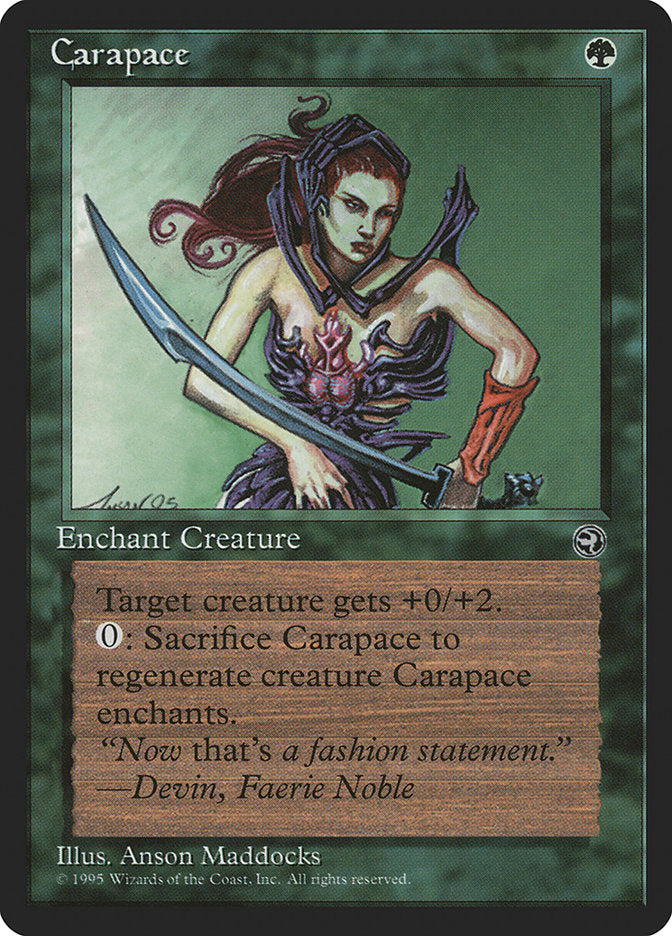 Carapace (Devin Flavor Text) [Homelands] | Exor Games Bridgewater
