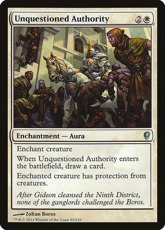 Unquestioned Authority [Conspiracy] | Exor Games Bridgewater