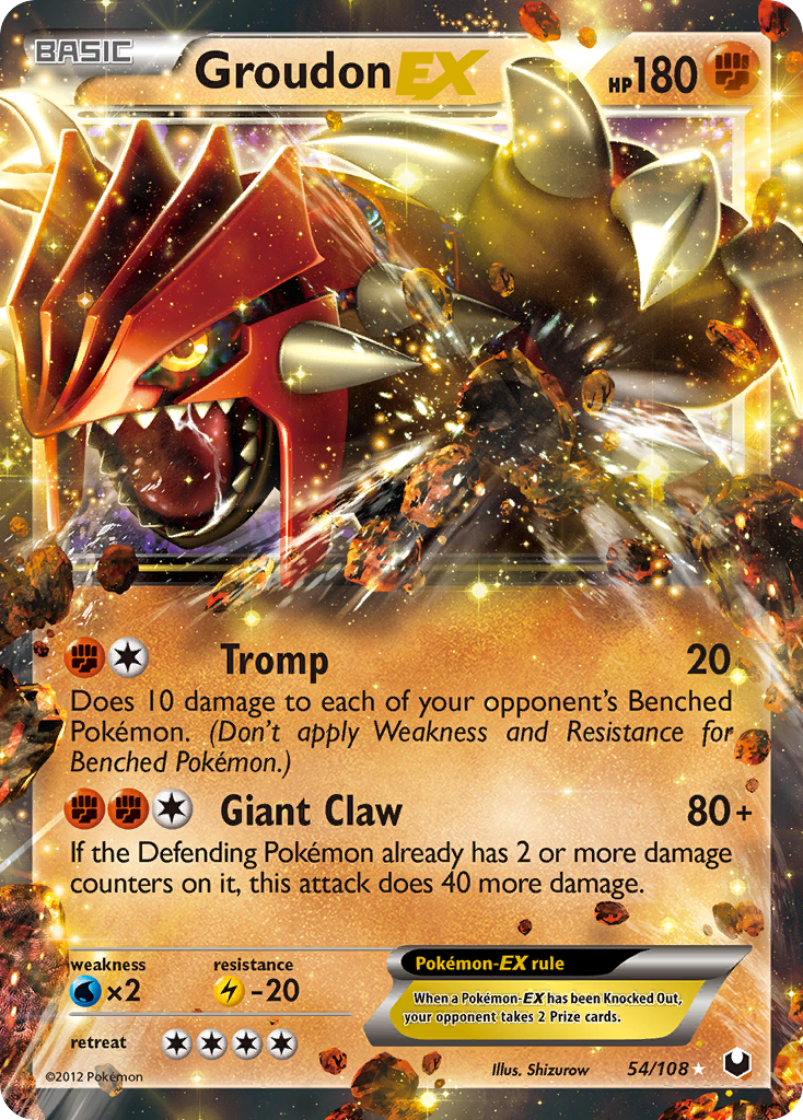 Groudon EX (54/108) [Black & White: Dark Explorers] | Exor Games Bridgewater