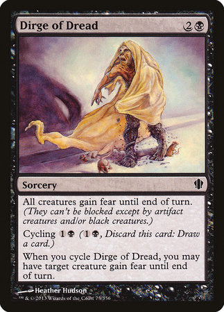 Dirge of Dread [Commander 2013] | Exor Games Bridgewater