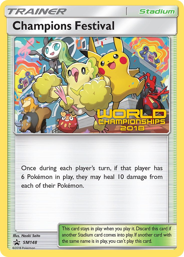 Champions Festival (SM148) (2018 Top Semi Finalist) [Sun & Moon: Black Star Promos] | Exor Games Bridgewater