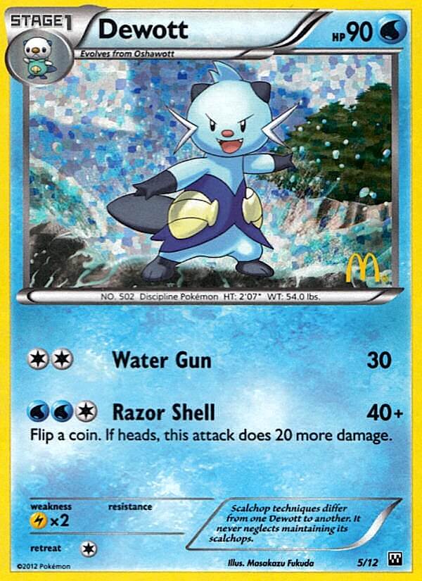 Dewott (5/12) [McDonald's Promos: 2012 Collection] | Exor Games Bridgewater