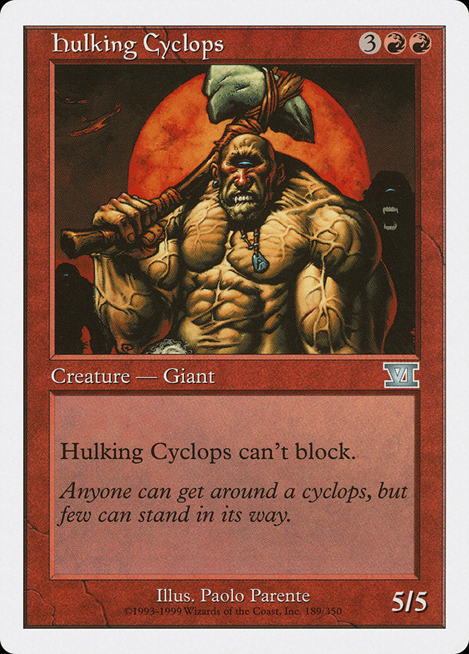 Hulking Cyclops [Classic Sixth Edition] | Exor Games Bridgewater