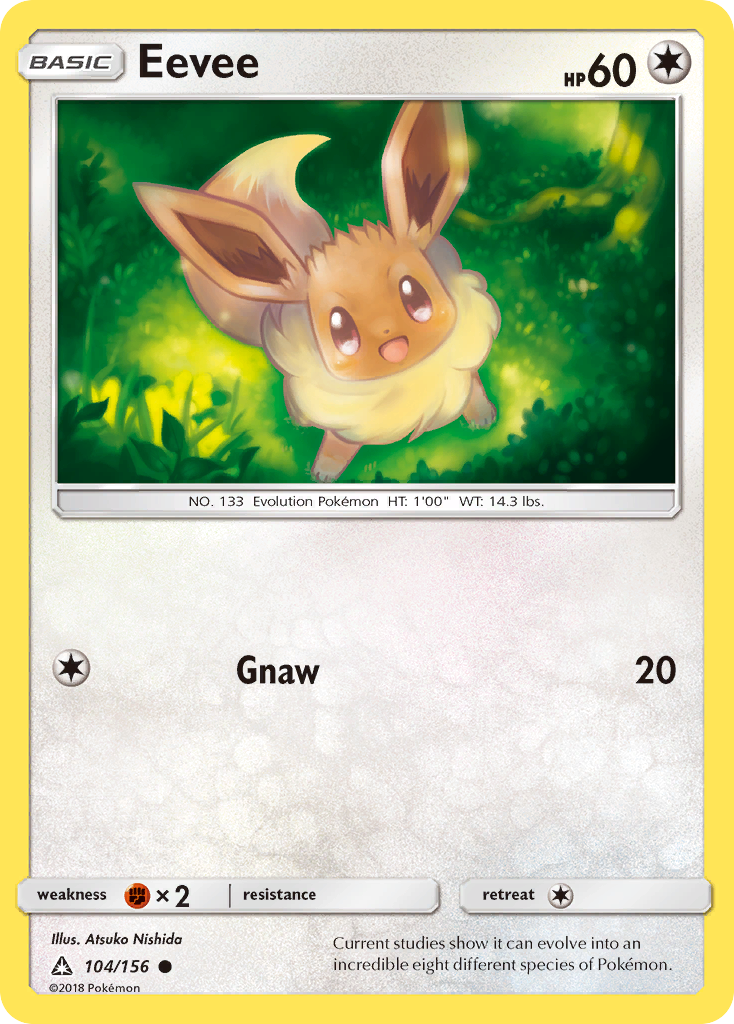 Eevee (104/156) [Sun & Moon: Ultra Prism] | Exor Games Bridgewater