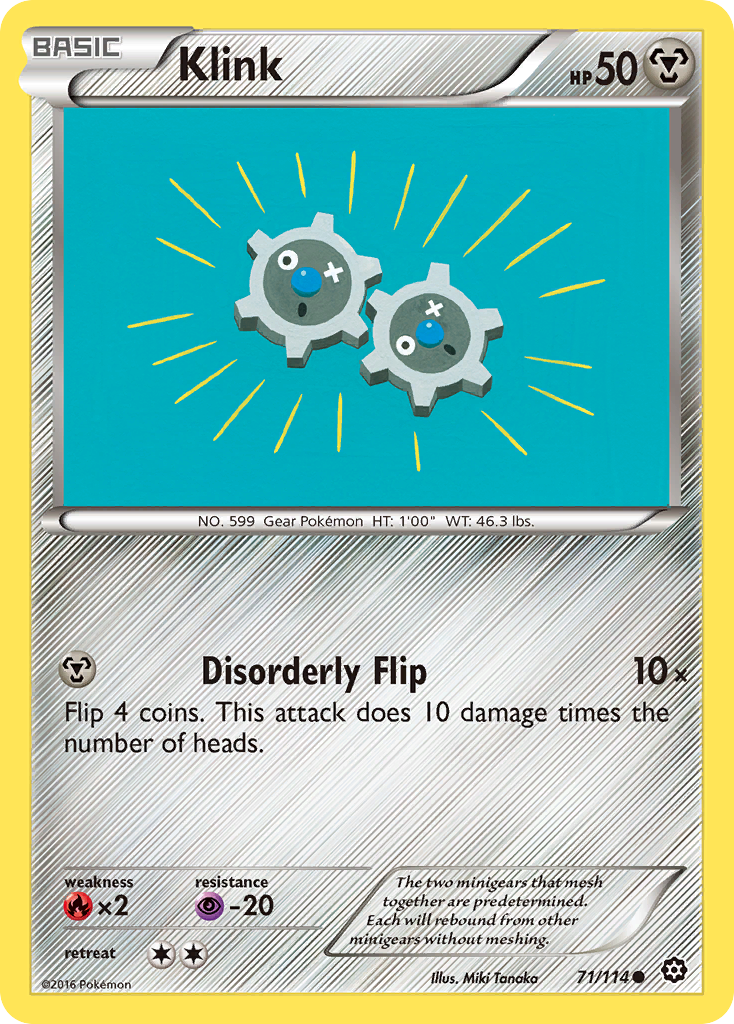Klink (71/114) [XY: Steam Siege] | Exor Games Bridgewater