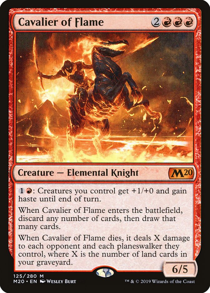 Cavalier of Flame [Core Set 2020] | Exor Games Bridgewater