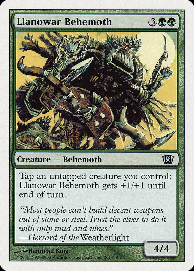 Llanowar Behemoth [Eighth Edition] | Exor Games Bridgewater