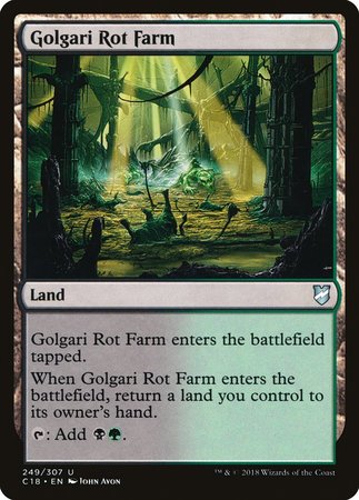 Golgari Rot Farm [Commander 2018] | Exor Games Bridgewater