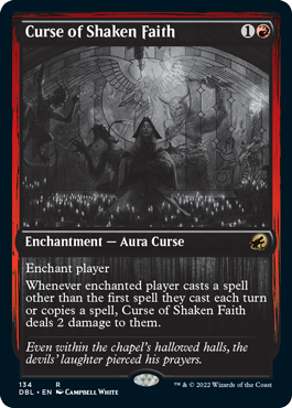 Curse of Shaken Faith [Innistrad: Double Feature] | Exor Games Bridgewater