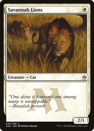 Savannah Lions [Masters 25] | Exor Games Bridgewater