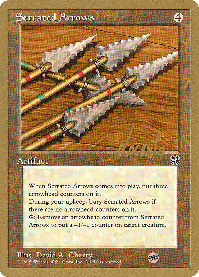 Serrated Arrows (Michael Loconto) (SB) [Pro Tour Collector Set] | Exor Games Bridgewater