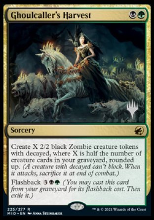 Ghoulcaller's Harvest (Promo Pack) [Innistrad: Midnight Hunt Promos] | Exor Games Bridgewater