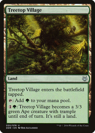 Treetop Village [Duel Decks: Nissa vs. Ob Nixilis] | Exor Games Bridgewater