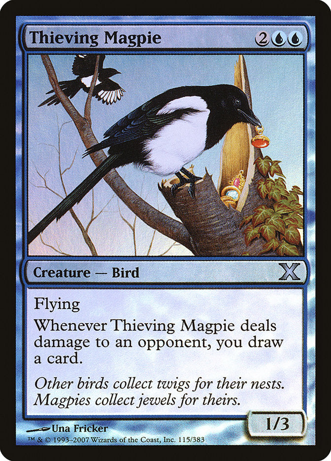 Thieving Magpie (Premium Foil) [Tenth Edition] | Exor Games Bridgewater