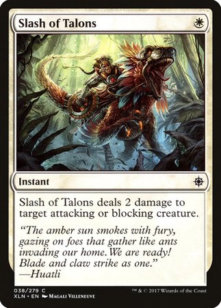 Slash of Talons [Ixalan] | Exor Games Bridgewater