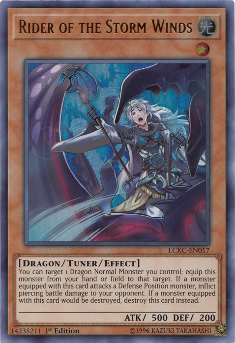 Rider of the Storm Winds [LCKC-EN017] Ultra Rare | Exor Games Bridgewater