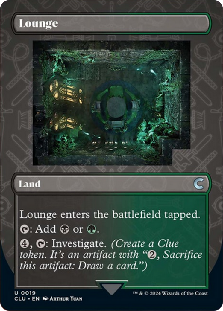 Lounge (Borderless) [Ravnica: Clue Edition] | Exor Games Bridgewater