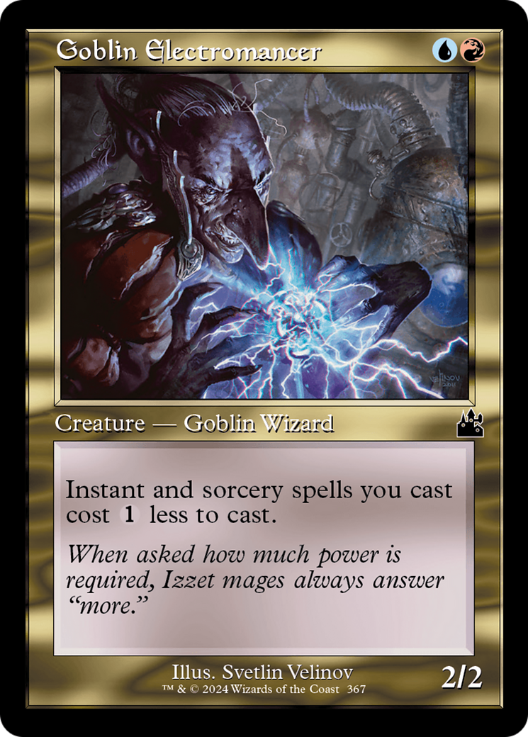 Goblin Electromancer (Retro Frame) [Ravnica Remastered] | Exor Games Bridgewater