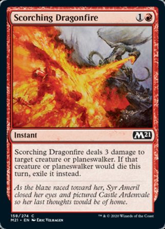 Scorching Dragonfire [Core Set 2021] | Exor Games Bridgewater