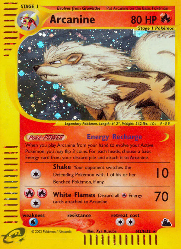 Arcanine (H2/H32) [Skyridge] | Exor Games Bridgewater