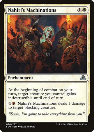 Nahiri's Machinations [Shadows over Innistrad] | Exor Games Bridgewater