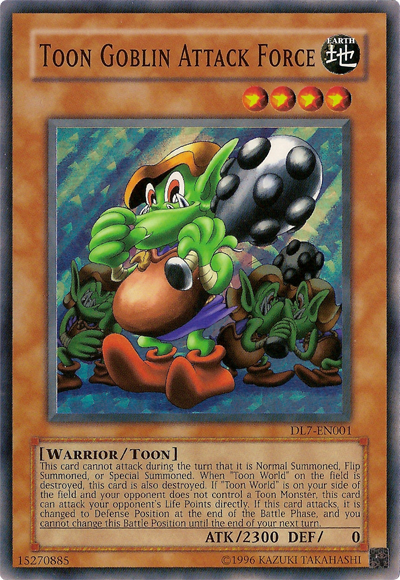 Toon Goblin Attack Force [DL7-EN001] Super Rare | Exor Games Bridgewater