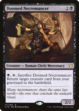 Doomed Necromancer [Commander 2019] | Exor Games Bridgewater