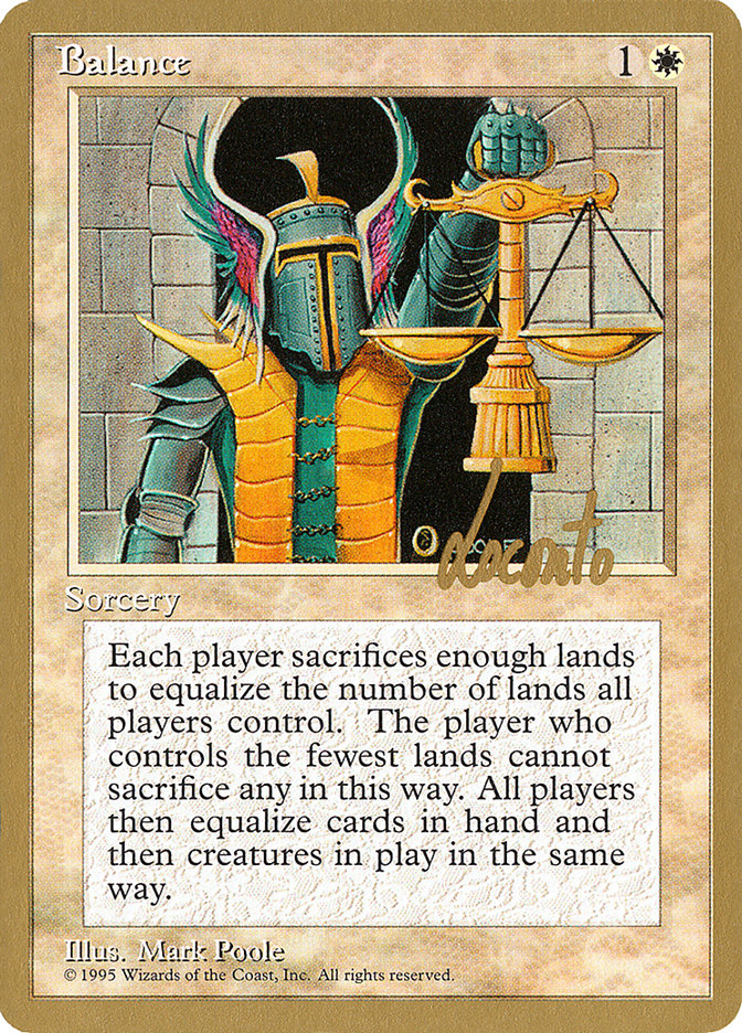 Balance (Michael Loconto) [Pro Tour Collector Set] | Exor Games Bridgewater